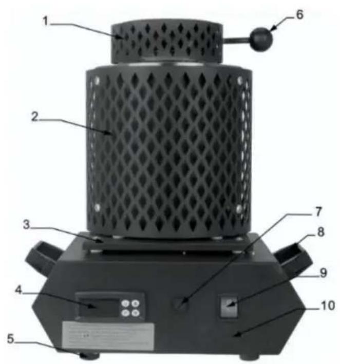 Vevor GF1150ND1-3KG - SCHEMAT STRUKTURY - 1