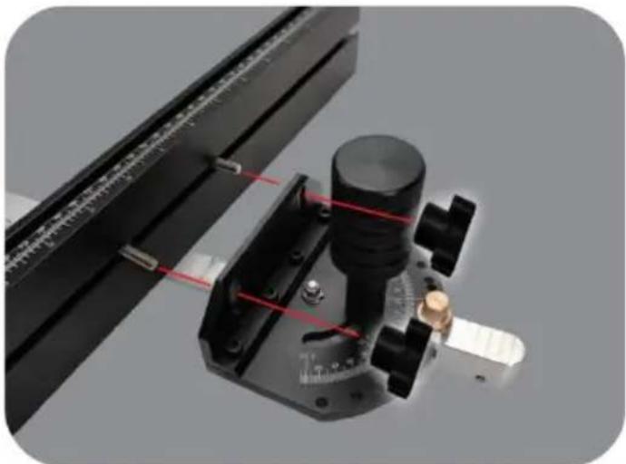 Vevor TN-1122C - Aluminum Miter Fence Installation handle - 1