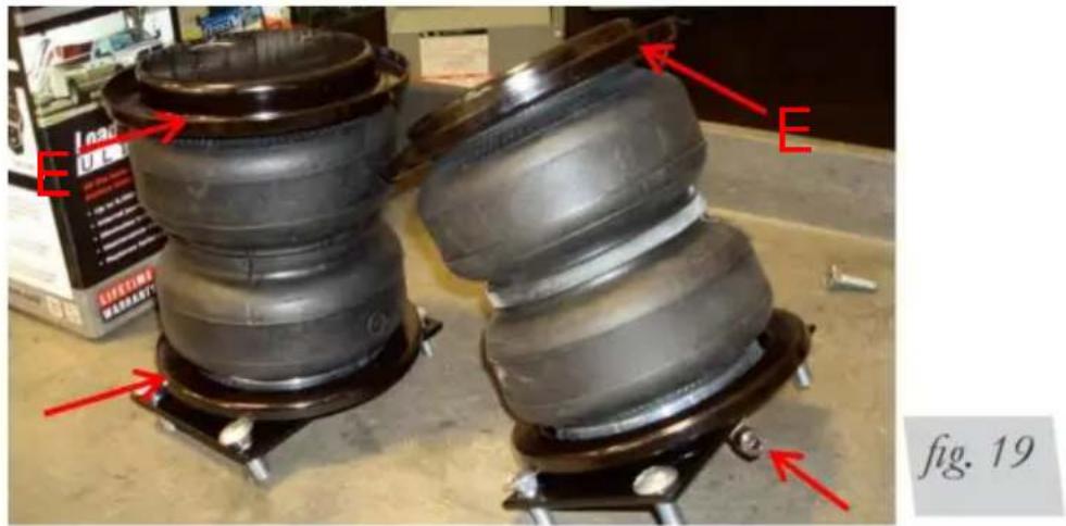 Vevor 7X 57365 - MONTAGGIO DELLE MOLLE PNEUMATICHE 1. Posizionare - 4