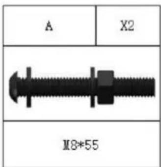 Vevor HBD008-4 - PARTS LIST - 3