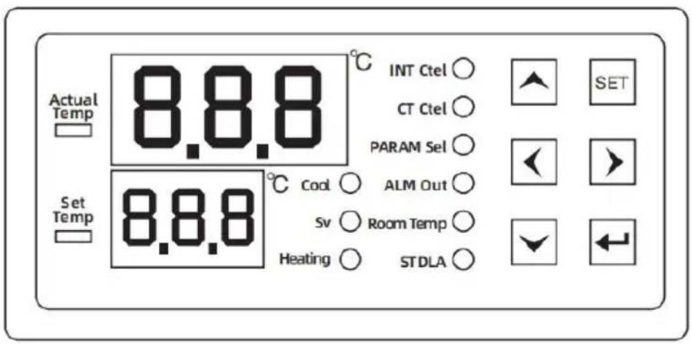 Vevor CW-6000 - DISPLAY PANEL AND BUTTONS - 1