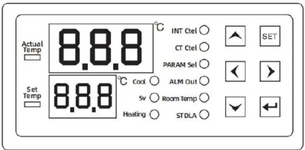 Vevor CW-6000 - DISPLAY PANEL AND BUTTONS - 1