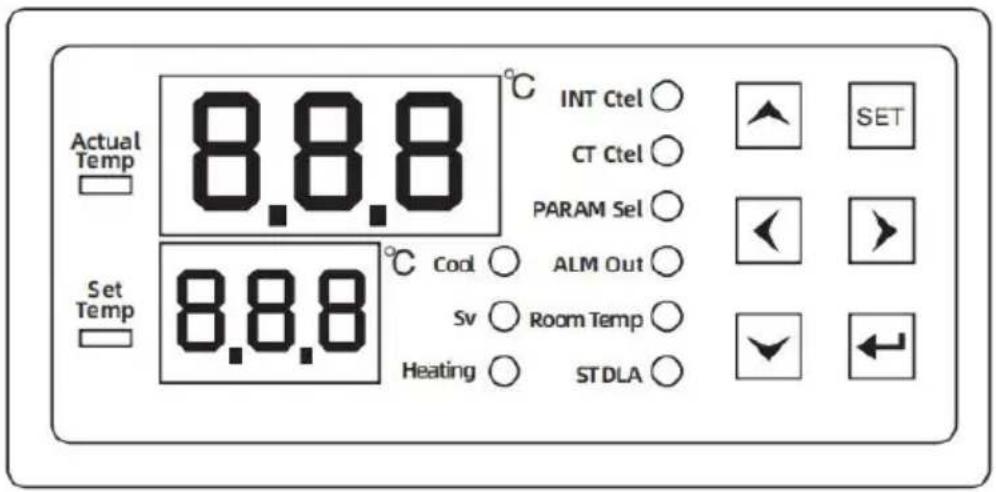 Vevor CW-6000 - DISPLAY PANEL AND BUTTONS - 1