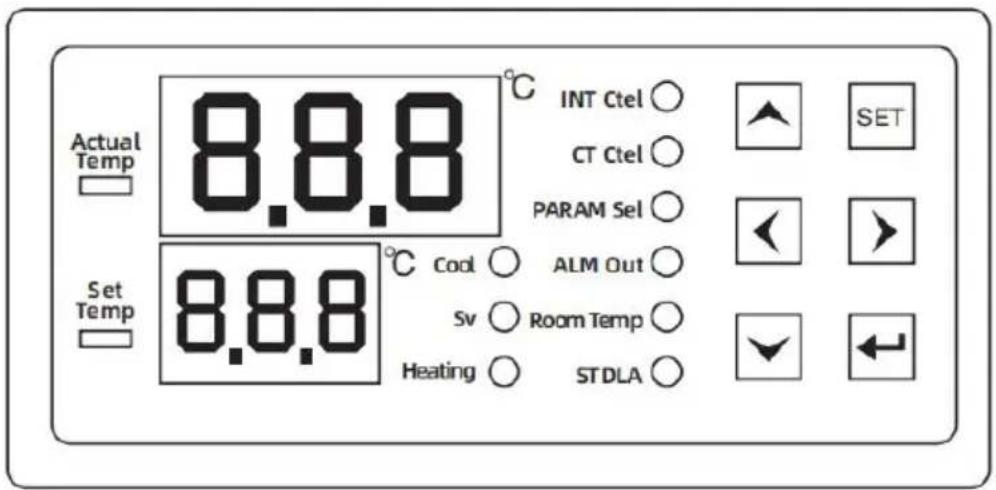 Vevor CW-6000 - DISPLAY PANEL AND BUTTONS - 1