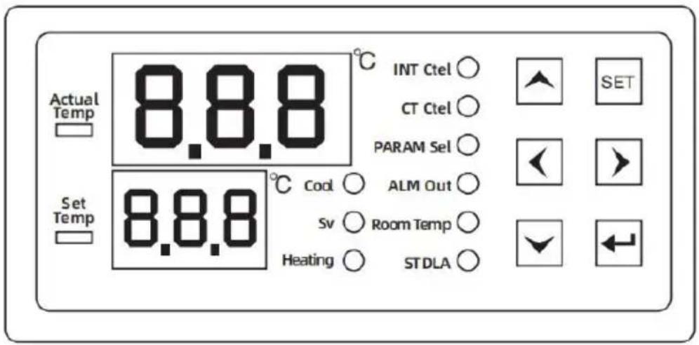 Vevor CW-6000 - DISPLAY PANEL AND BUTTONS - 1
