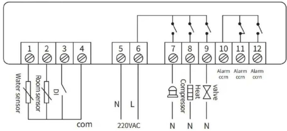 Vevor CW-6000 - DISPLAY PANEL AND BUTTONS - 2