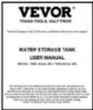 Vevor TWB-16GAL-W4 - PARTS LIST - 2