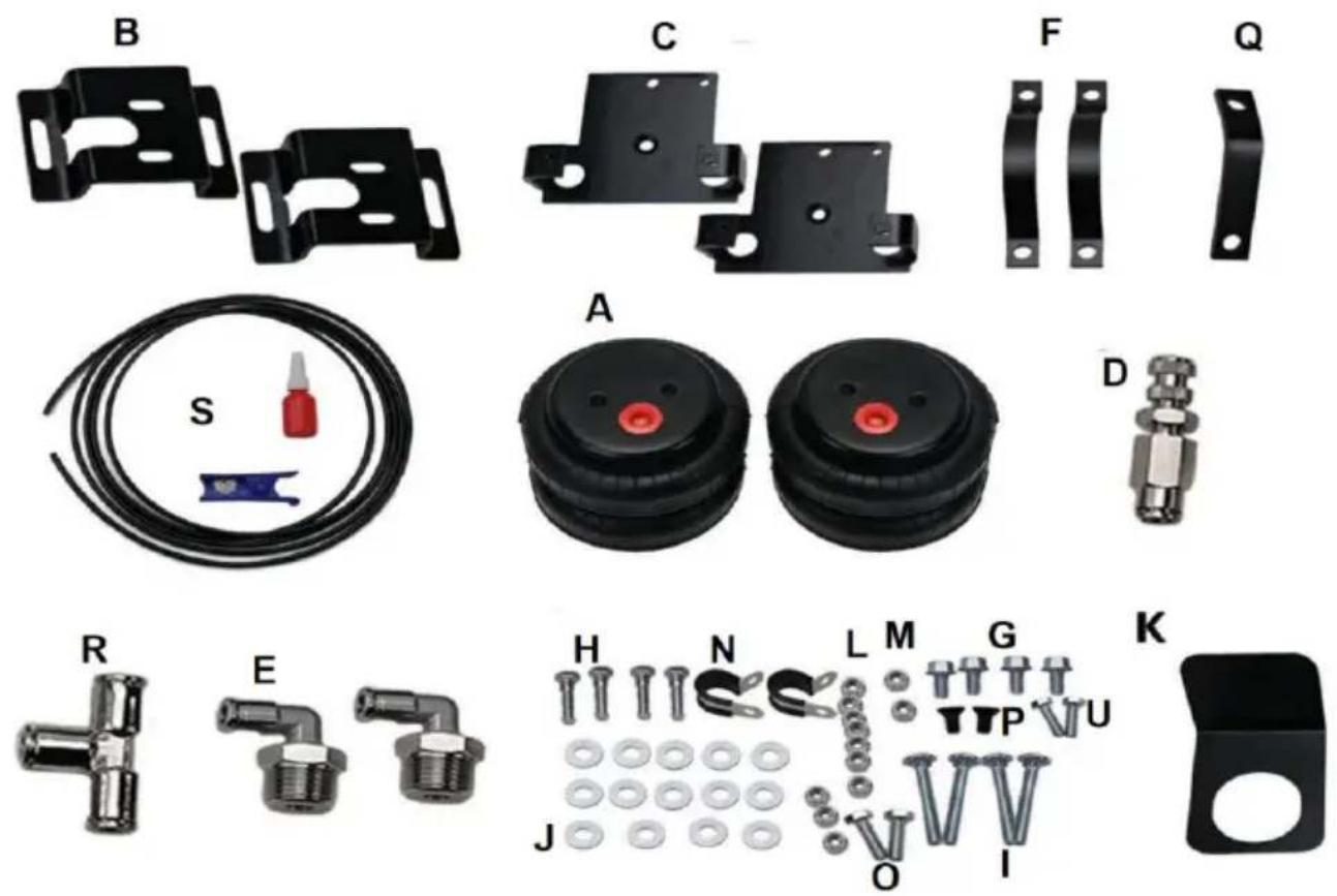 Vevor 7X 1233 - PARTS LIST - 1