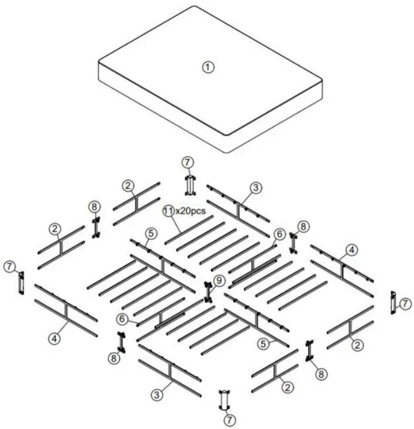 Vevor PB04-Q - PARTS LIST - 1