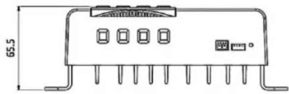 Vevor MC2430N10-B - PRODUCT DIMENSIONS - 3