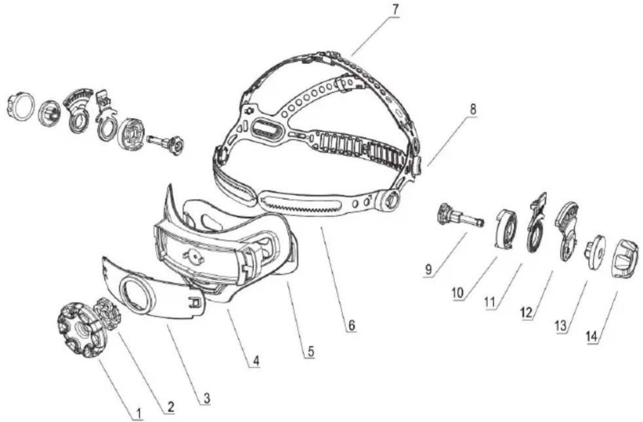 Vevor BY950T-1 - REPLACEMENT PARTS - 1