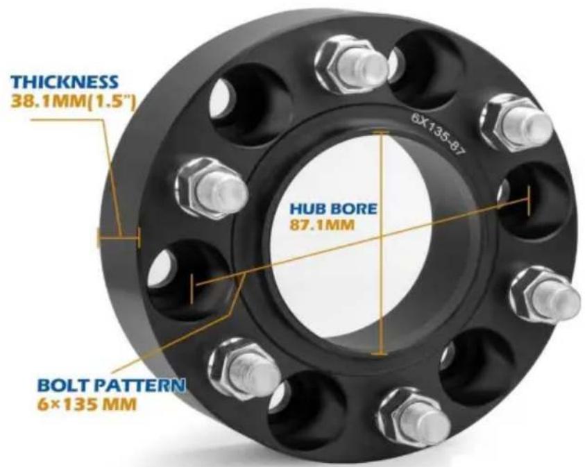 Vevor 6135-6135-CT-87.1-09 - Torque of Nuts : - 1