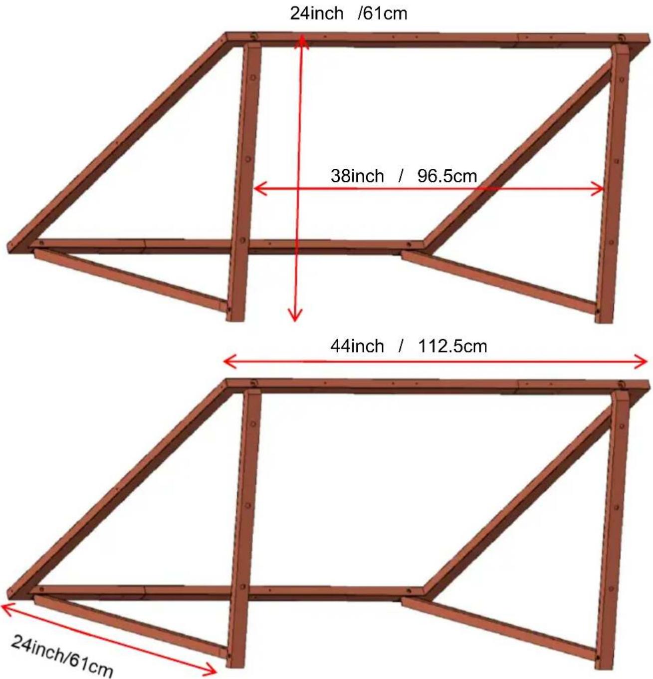 Vevor CGW-44INCH - PRODUCT PARAMETER - 1