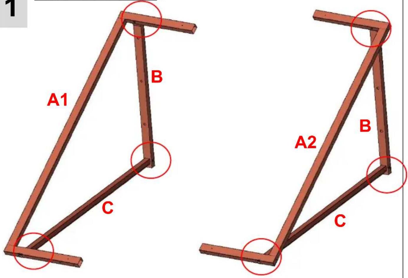 Vevor CGW-44INCH - PARTS LIST - 16