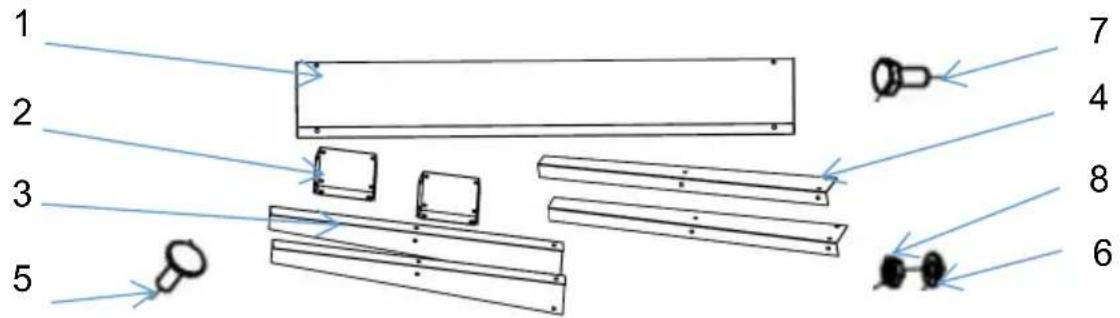 Vevor WL1000GV - Pararse accesorios - 1