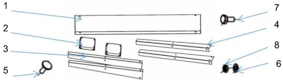 Vevor WL1000GV - Stellage accessoires - 1