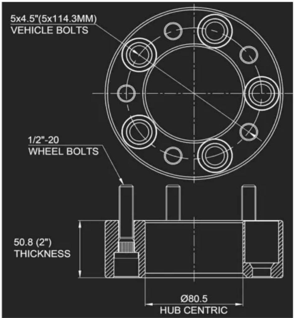 Vevor 5450-5450-E-82.5-04 - Torque of Nuts : - 1