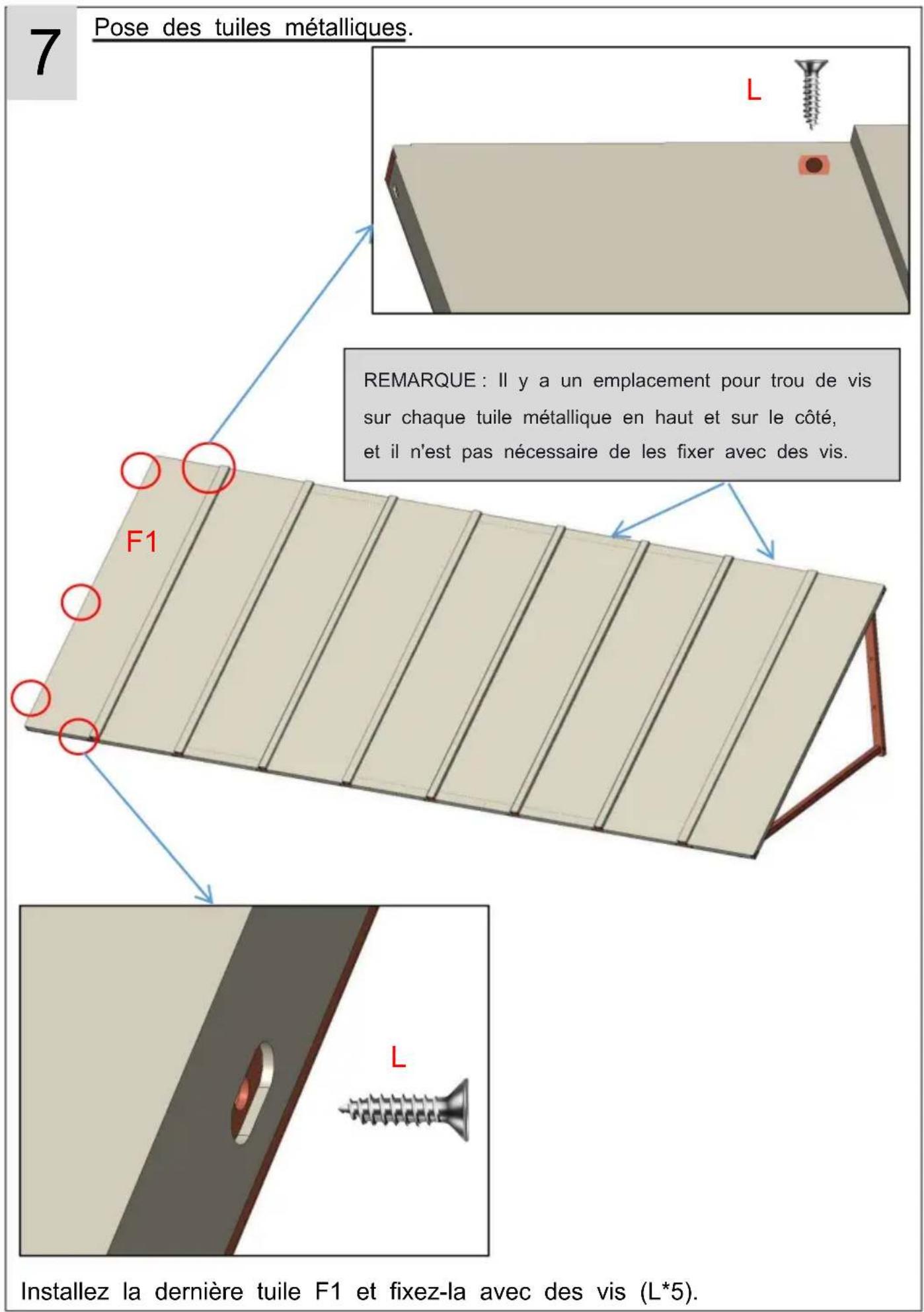 Vevor CGW-104INCH - Dessins d'installation. - 7