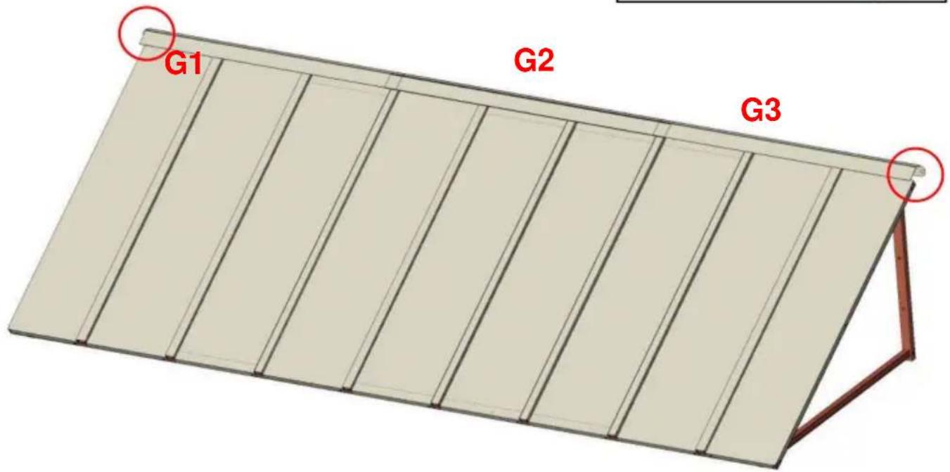 Vevor CGW-104INCH - Fixa metallplåtarna. - 2