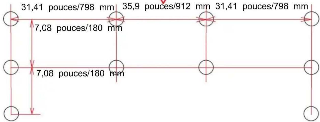 Vevor CGW-104INCH - Pièces requises - 1