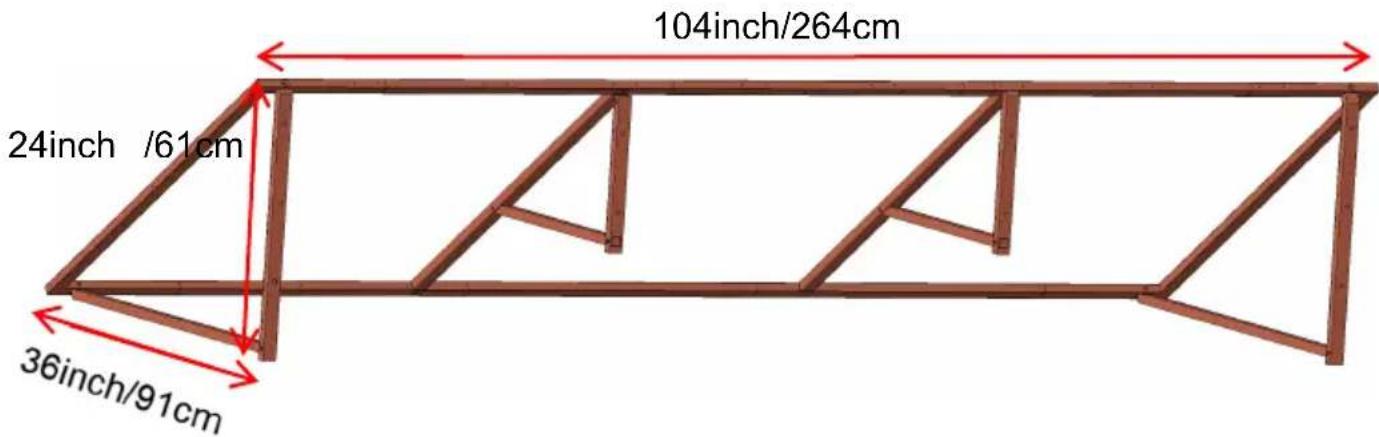 Vevor CGW-104INCH - PRODUCT PARAMETER - 2