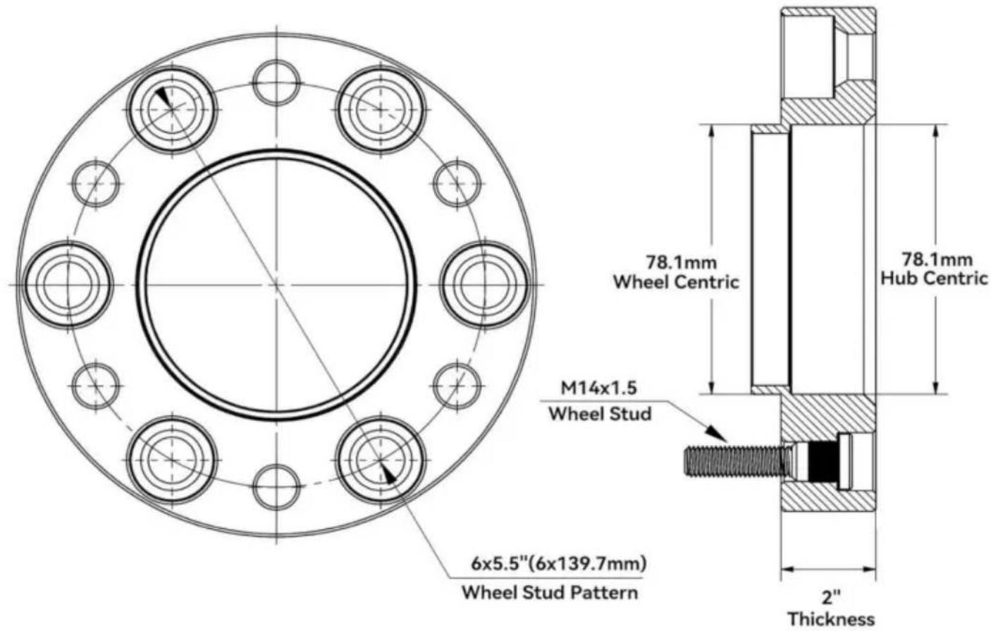 Vevor 6550-6550-ET-78.1-09 - Torque of Nuts : - 1
