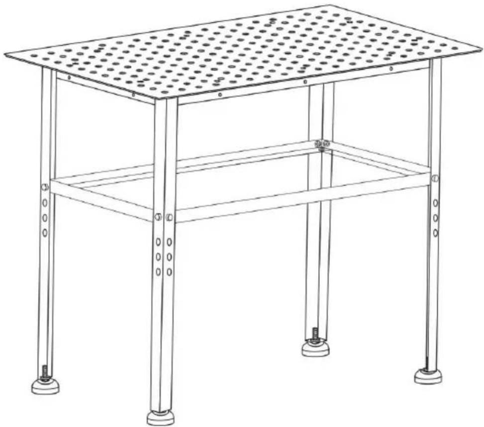 Vevor 800lb-1 - WELDING TABLE HOB USER MANUAL - 1