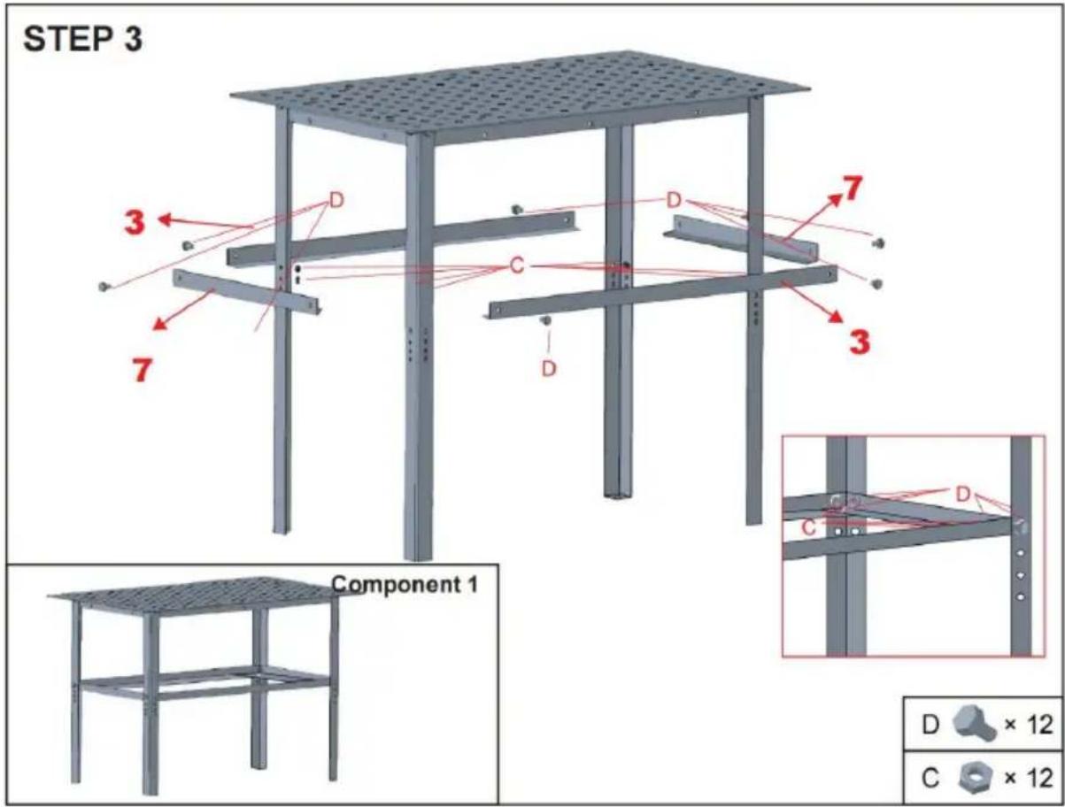Vevor 800lb-1 - ASSEMBLY STEP - 4