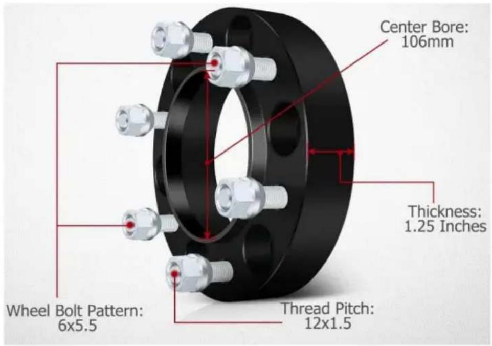 Vevor 6550-6550-BT-106.1-07 - Torque of Nuts : - 1