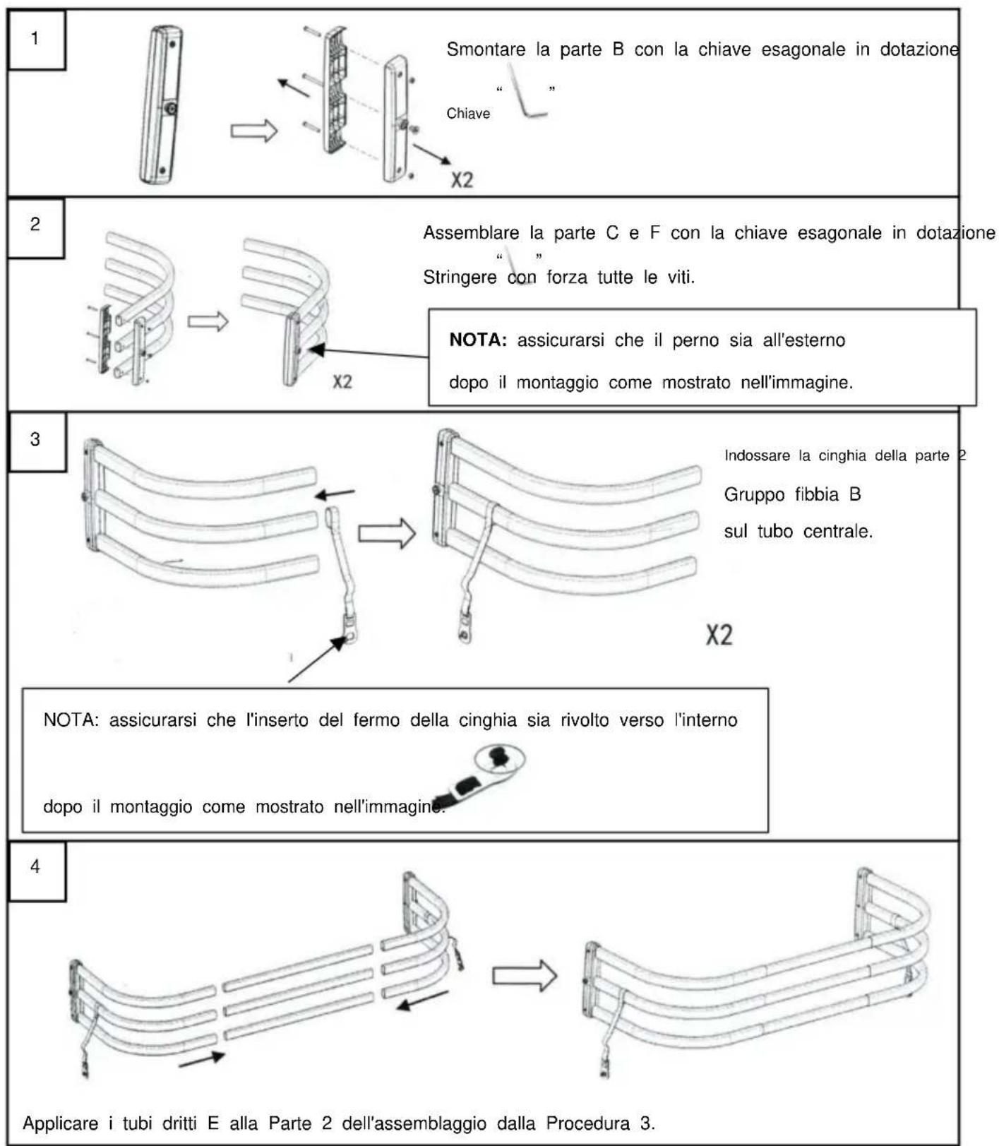 Vevor TZJ-01-02 - Procedure di assemblaggio - 1