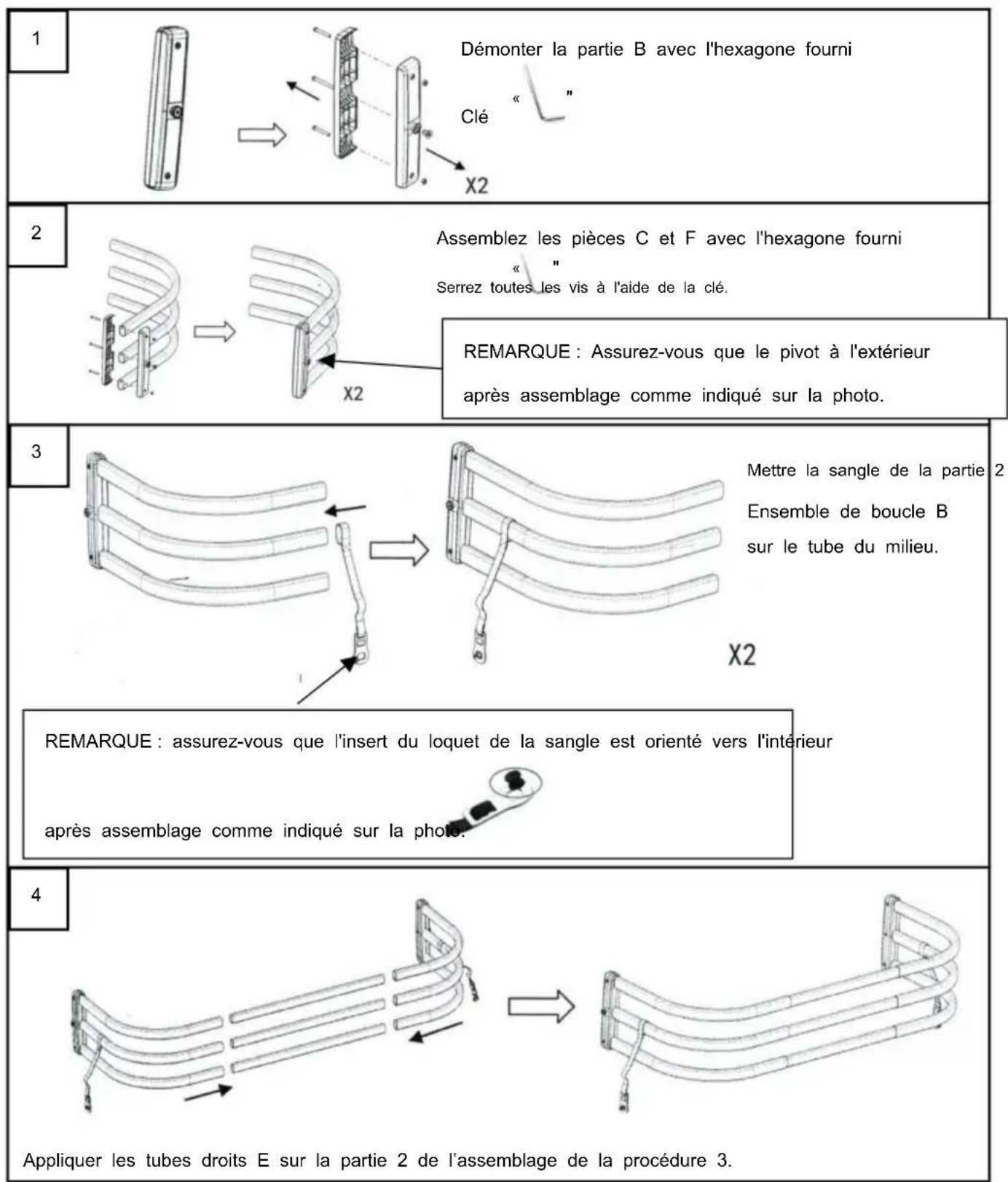 Vevor TZJ-01-02 - Procédures d'assemblage - 1