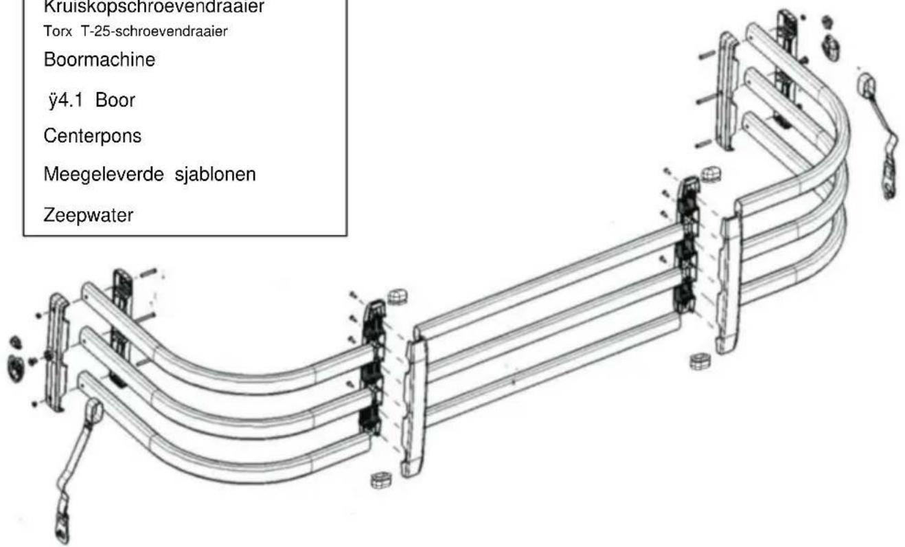 Vevor TZJ-01-02 - PRODUCTASSEMBLAGE GEËXPLODEERD - 1