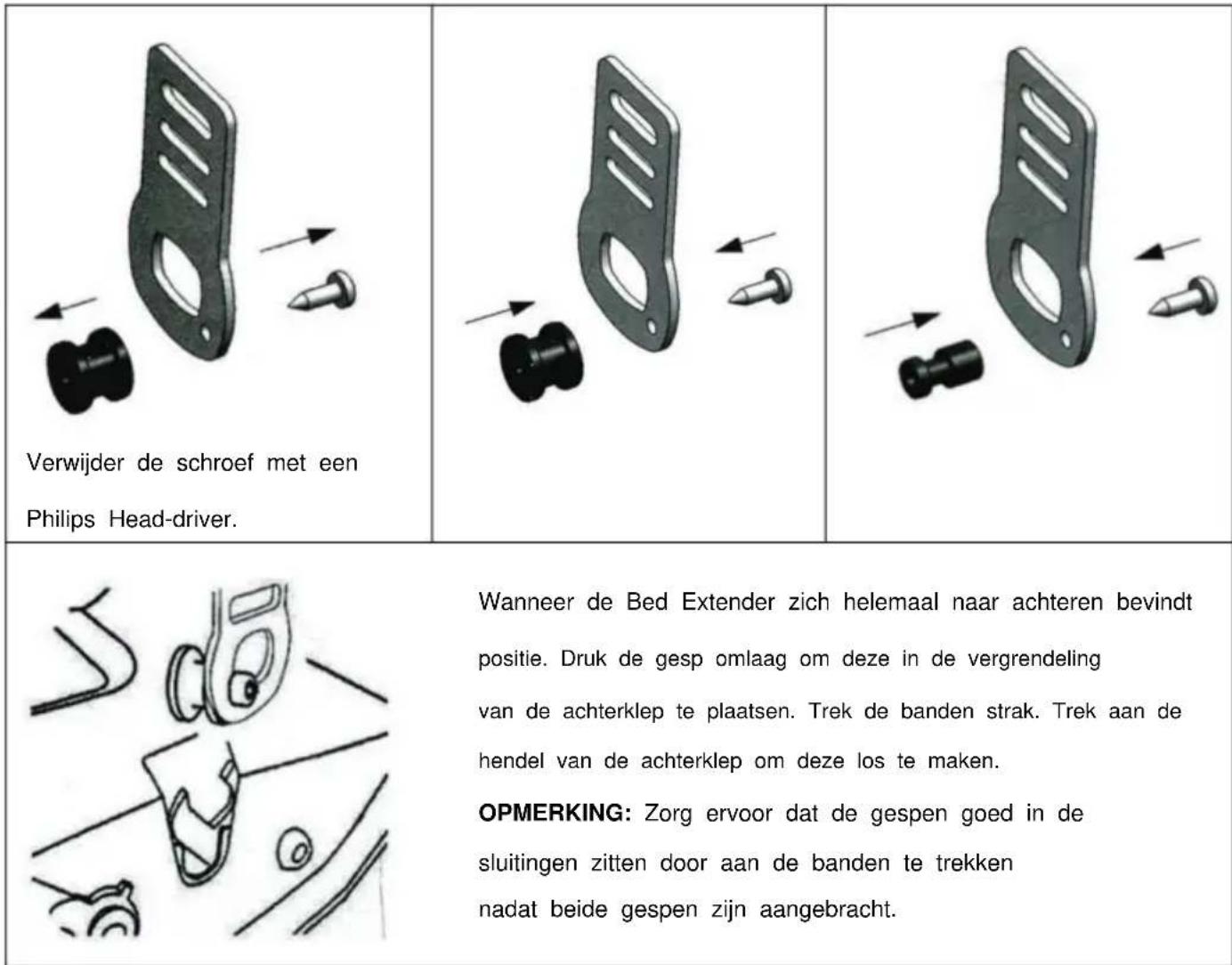 Vevor TZJ-01-02 - Tips: Het zwarte U-vormige - 3