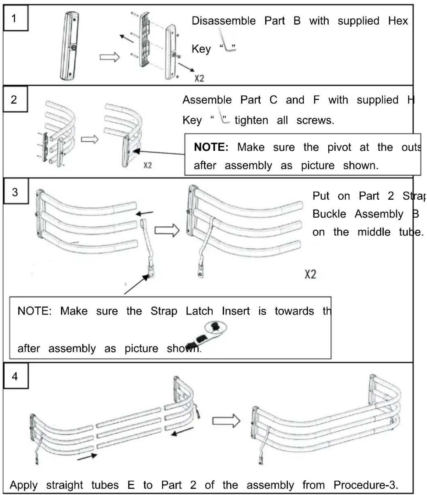 Vevor TZJ-01-02 - Assembly Procedures - 1