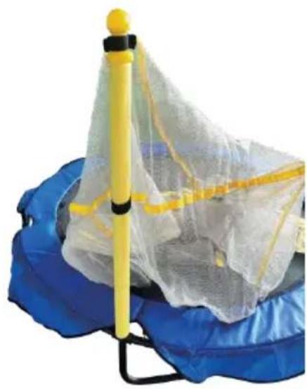 Vevor TX-B7110-60IN - Steg 4 - Installera skyddsnatsstolpen - 2