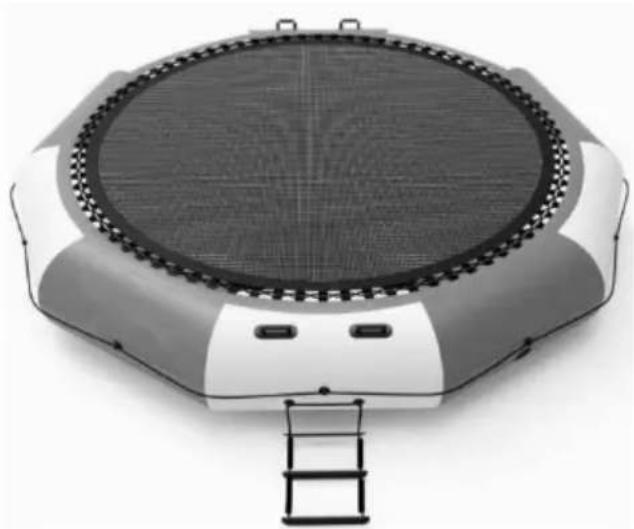 Vevor ZT6.5FTBW-US - TRAMPOLINE AQUATIQUE - 1