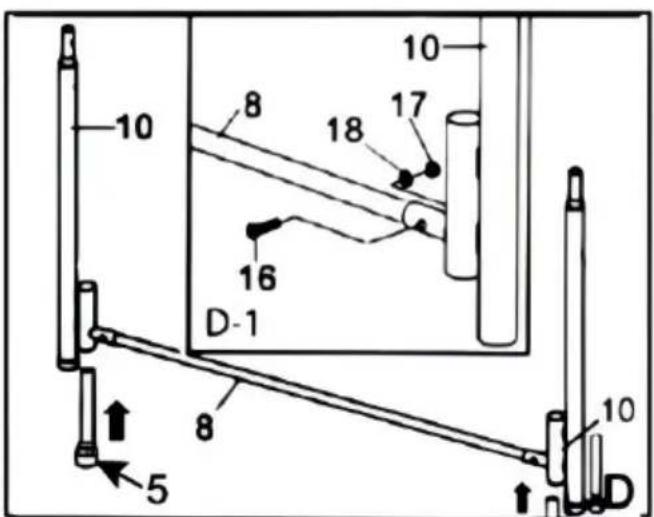 Vevor TX-B6399-36IN - ASSEMBLY STEPS - 4