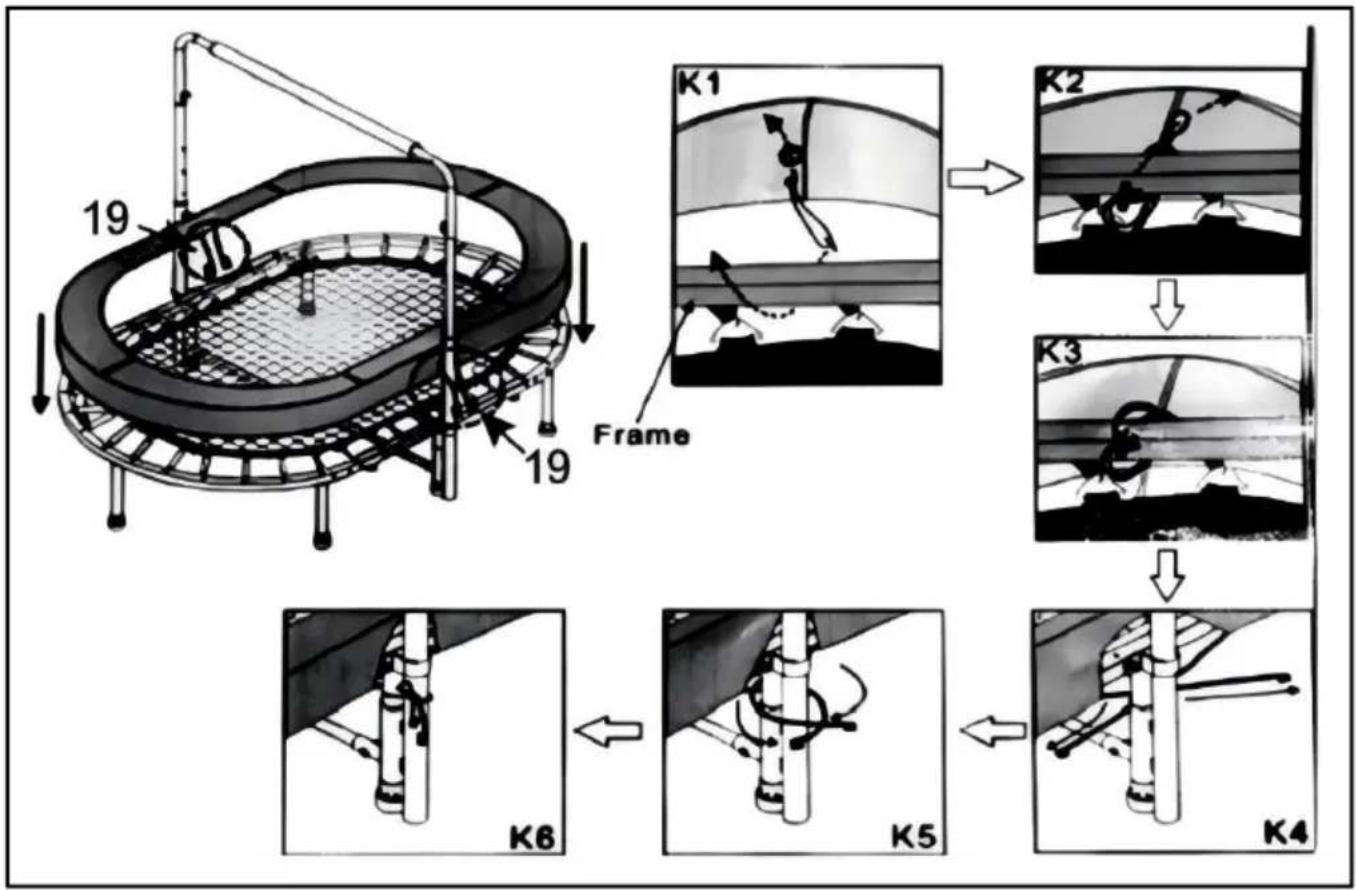 Vevor TX-B6399-36IN - ASSEMBLY STEPS - 9