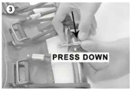 Vevor TX-B6232C-40IN+C - Step 2- Install the SECURE PINS - 3