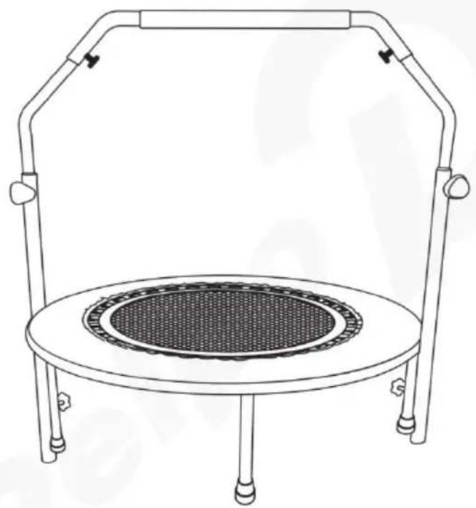 Vevor TX-B6389C-40IN+C - TRAMPOLINO FITNESS - 1