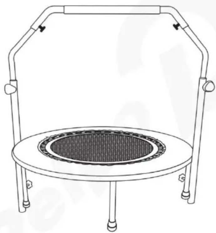 Vevor TX-B6389C-40IN+C - FITNESS TRAMPOLINE - 1