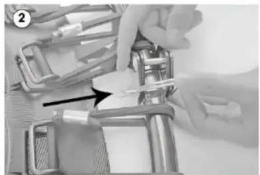 Vevor TX-B6232C-48IN+C - Step 2- Install the SECURE PINS - 2