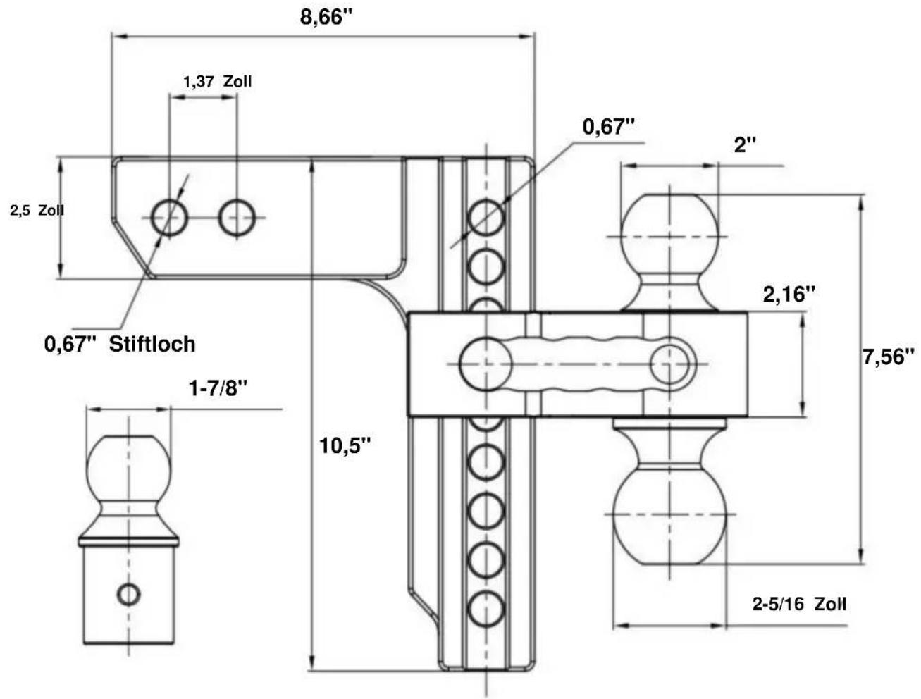 Vevor AL-2.5-DROP8 - MODELL UND PARAMETER - 7