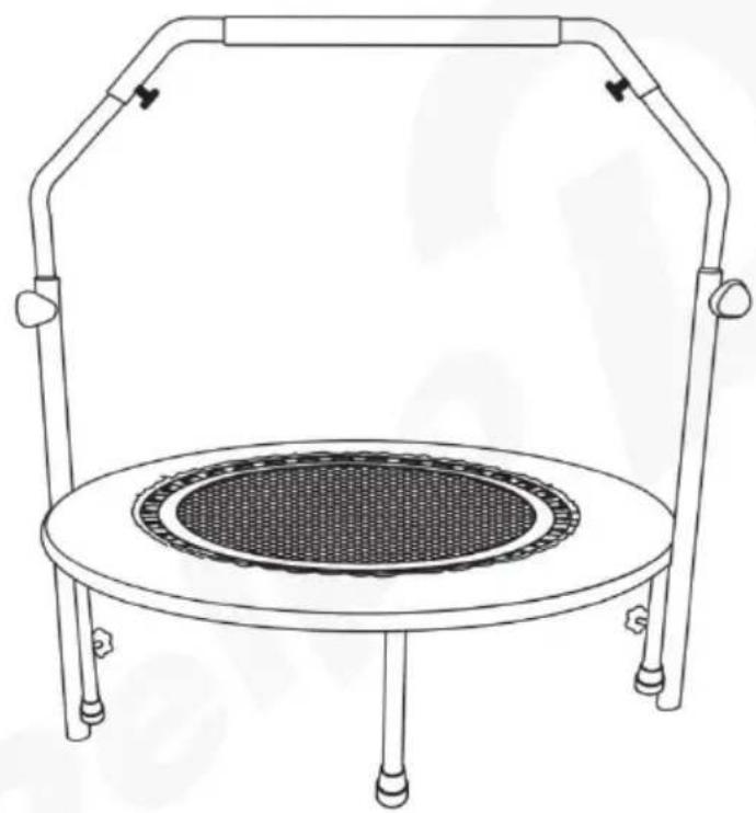 Vevor TX-B6389C-48IN+C - FITNESS TRAMPOLINE - 1