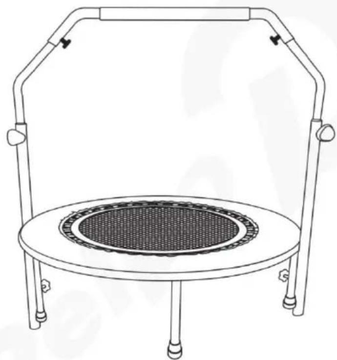 Vevor TX-B6389C-48IN+C - TRAMPOLINA FITNESS - 1