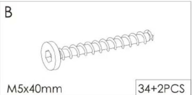 Vevor OPX-BSS-24IN-6T-N - PACKAGE CONTENTS - 6