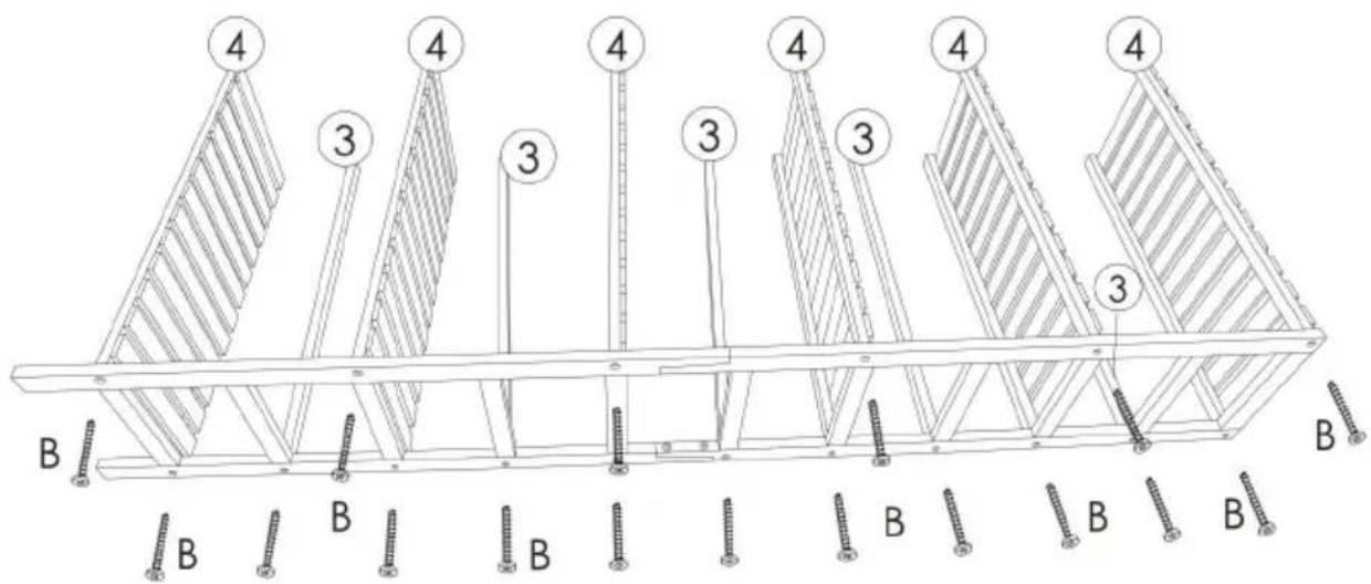 Vevor OPX-BSS-24IN-6T-N - ASSEMBLY STEPS - 2