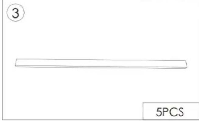 Vevor OPX-BSS-24IN-6T-N - PACKAGE CONTENTS - 3