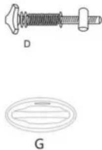 Vevor HS-QX-009B - ONDERDELEN LIJST - 3