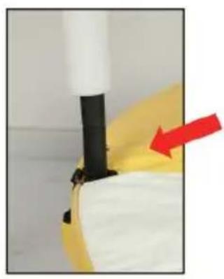 Vevor TX-B7110-55IN - Paso 4 - Instalar el poste de la red de seguridad - 3
